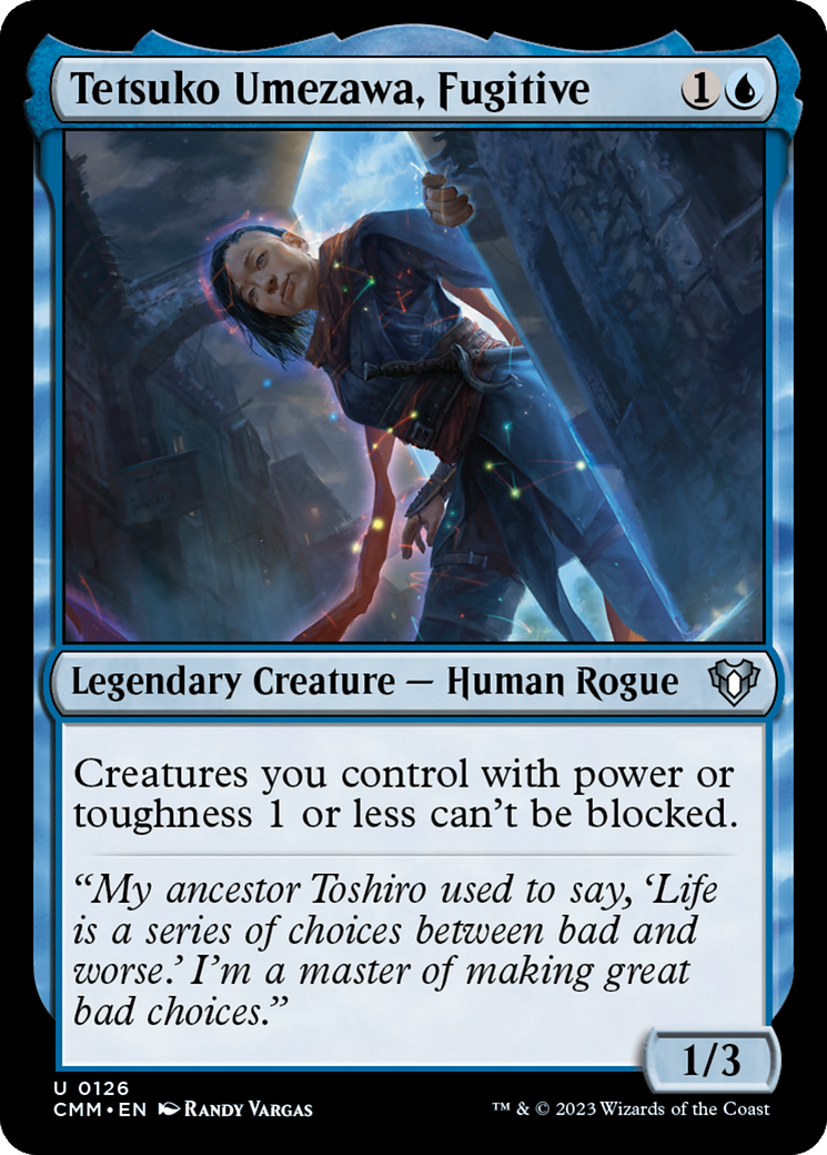 Tetsuko Umezawa, Fugitive (CMM-126) - [Commander Masters]
