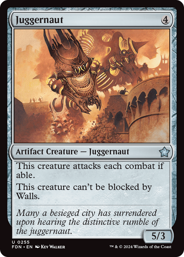 Juggernaut (FDN-255) - [Foundations] Foil