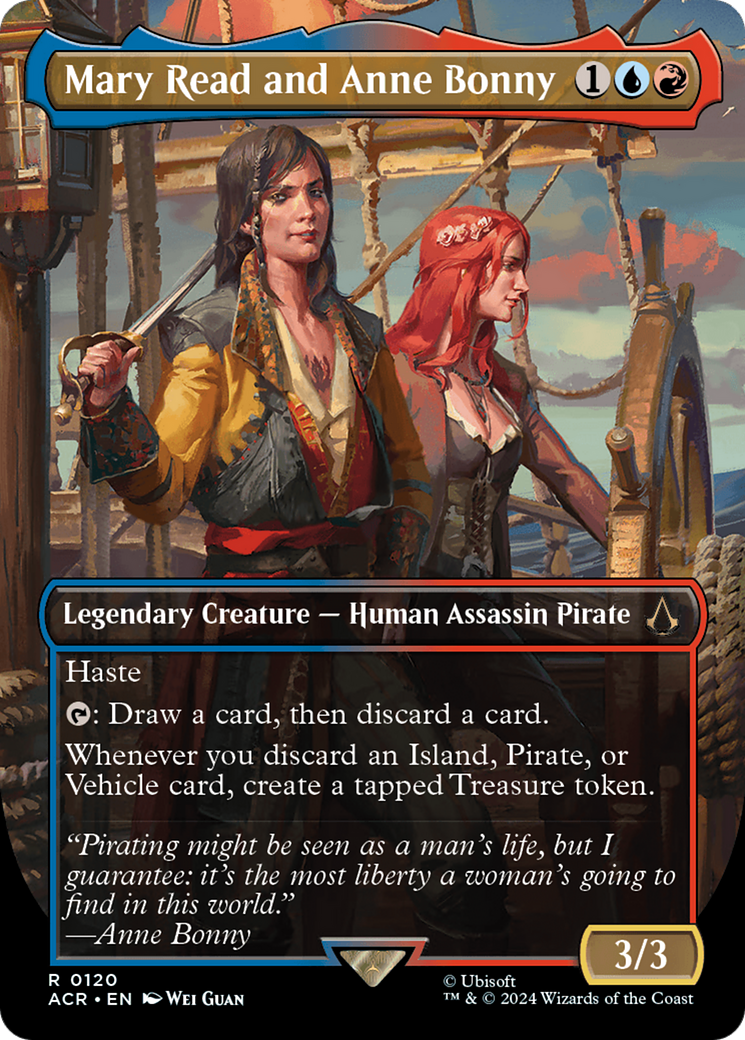 Mary Read and Anne Bonny (ACR-120) - [Assassin's Creed] (Borderless)