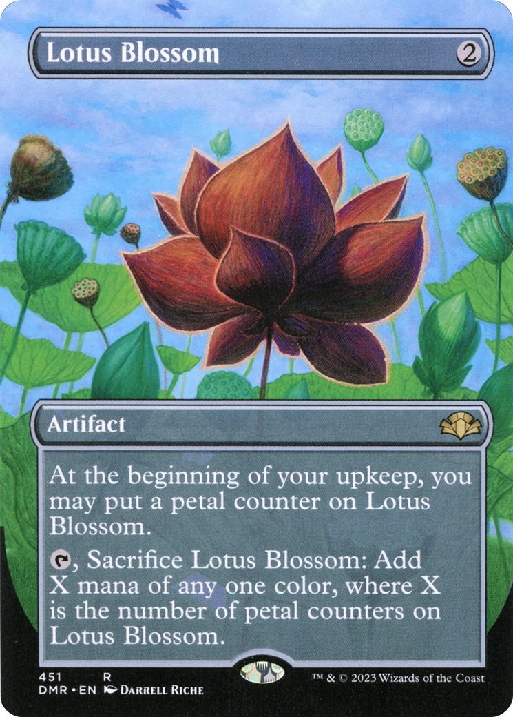 Lotus Blossom (DMR-451) - [Dominaria Remastered] (Borderless) Foil