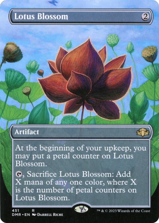 Lotus Blossom (DMR-451) - [Dominaria Remastered] (Borderless) Foil