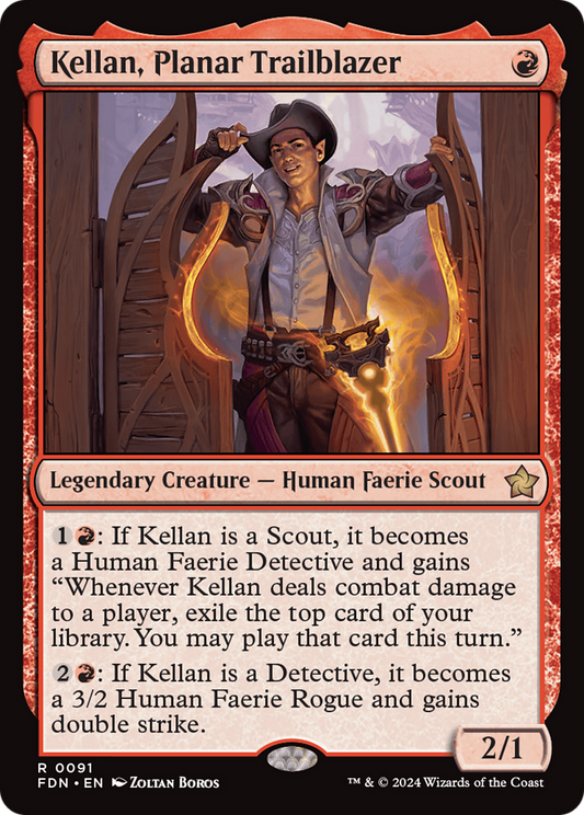 Kellan, Planar Trailblazer (FDN-091) - [Foundations] Foil