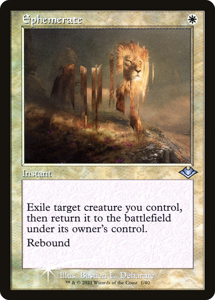Ephemerate (MH1-001) - [Modern Horizons 1 Timeshifts] Foil