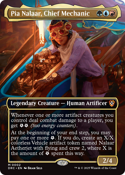 Pia Nalaar, Chief Mechanic (DRC-002) - [Commander: Aetherdrift] Foil