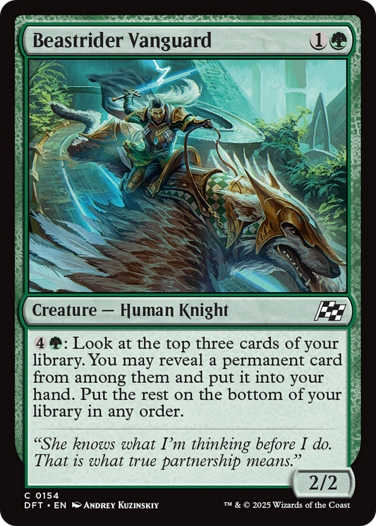 Beastrider Vanguard (DFT-154) - [Aetherdrift] Foil