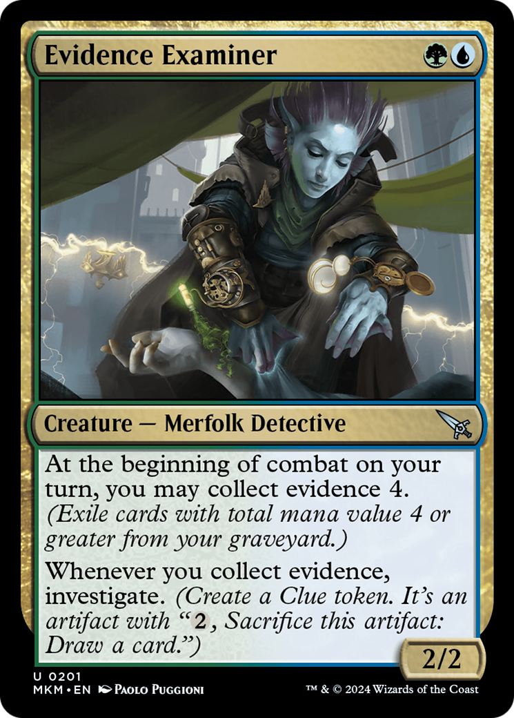 Evidence Examiner (MKM-201) - [Murders at Karlov Manor] Foil