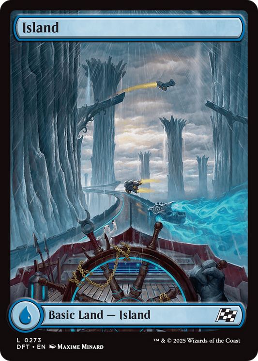 Island (0273) (DFT-273) - [Aetherdrift] Foil