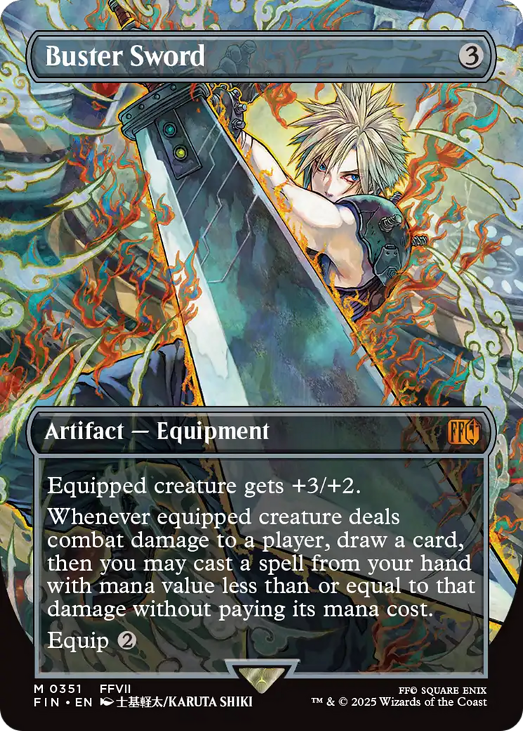 Buster Sword (FIN-351) - [FINAL FANTASY] (Borderless)