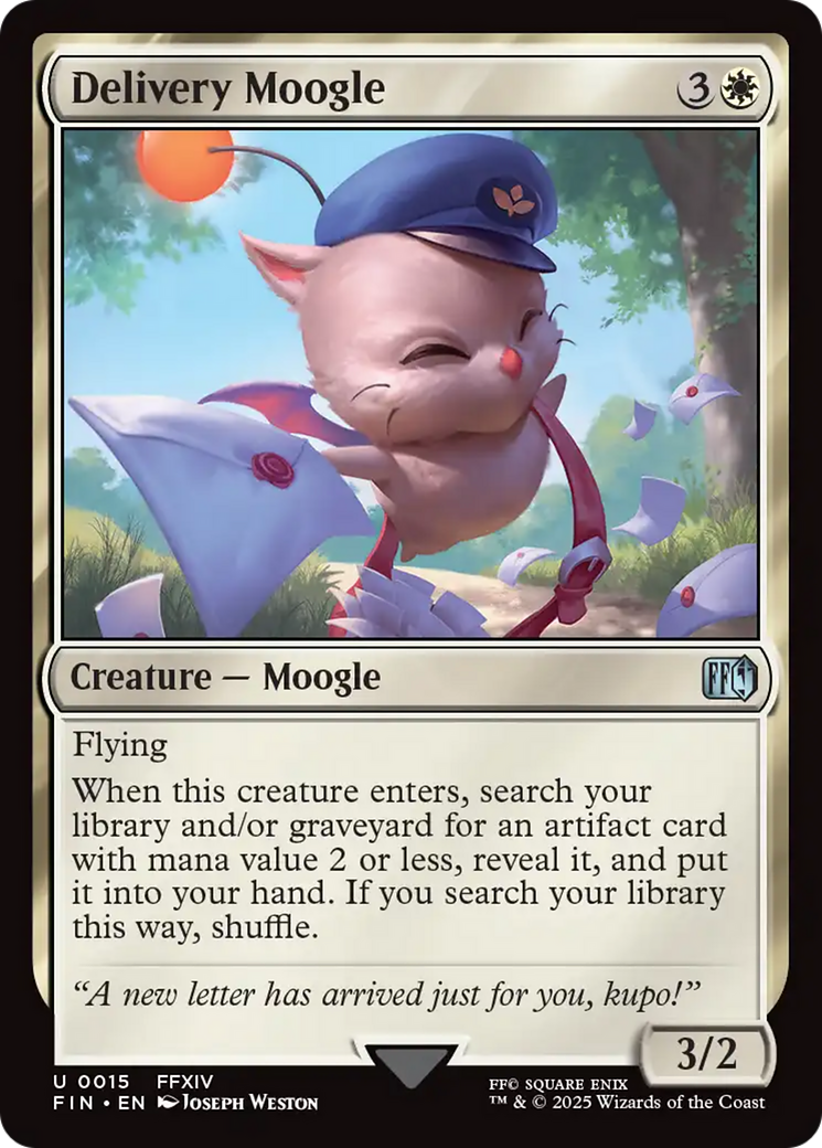 Delivery Moogle (FIN-015) - [FINAL FANTASY] Foil