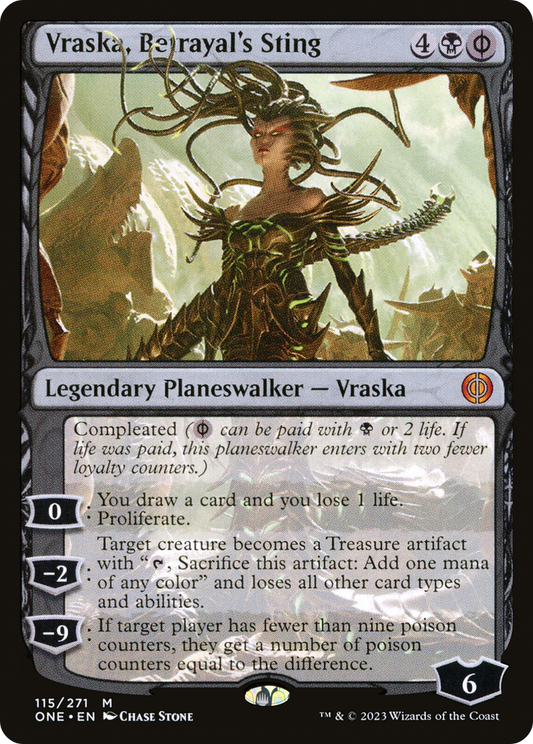 Vraska, Betrayal's Sting (ONE-115) - [Phyrexia: All Will Be One]