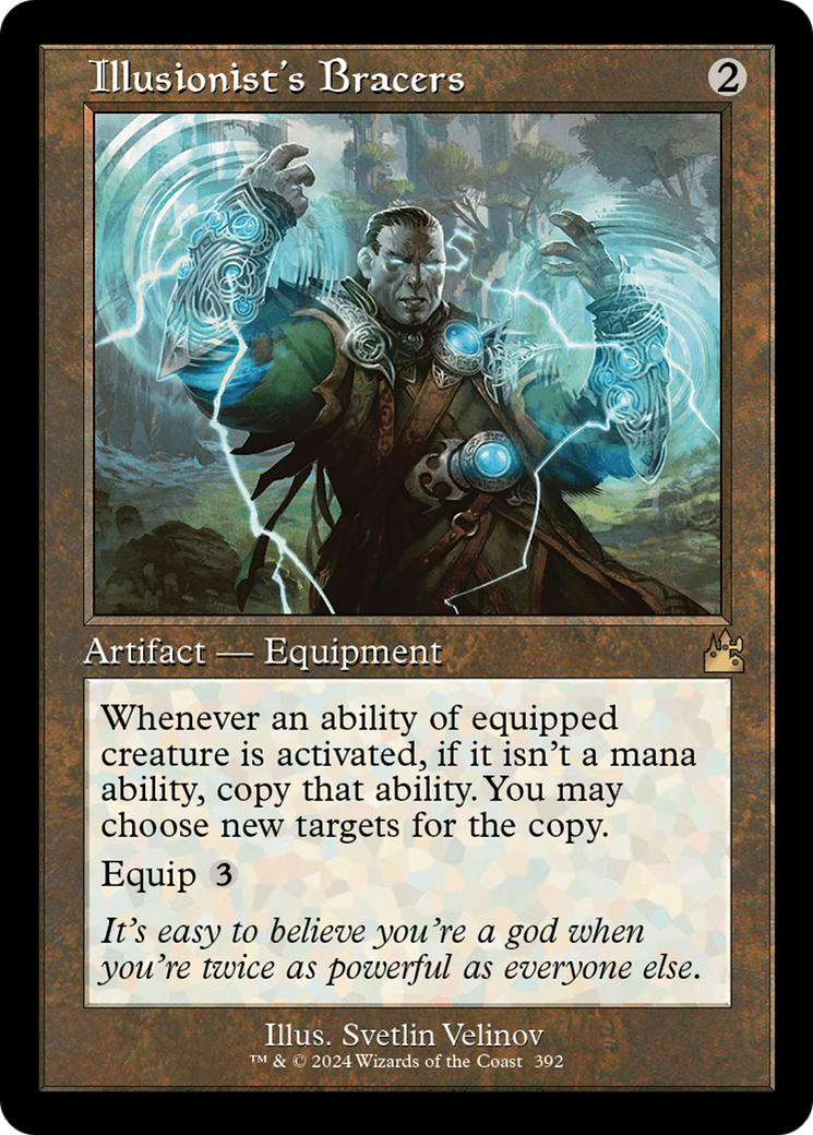 Illusionist's Bracers (RVR-392) - [Ravnica Remastered] Foil