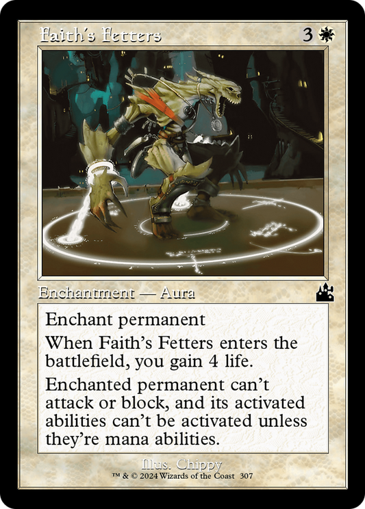 Faith's Fetters (RVR-307) - [Ravnica Remastered] Foil