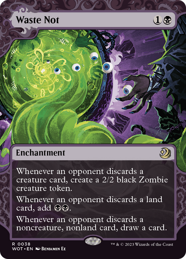 Waste Not (WOT-038) - [Wilds of Eldraine: Enchanting Tales]: (Showcase) (Borderless)