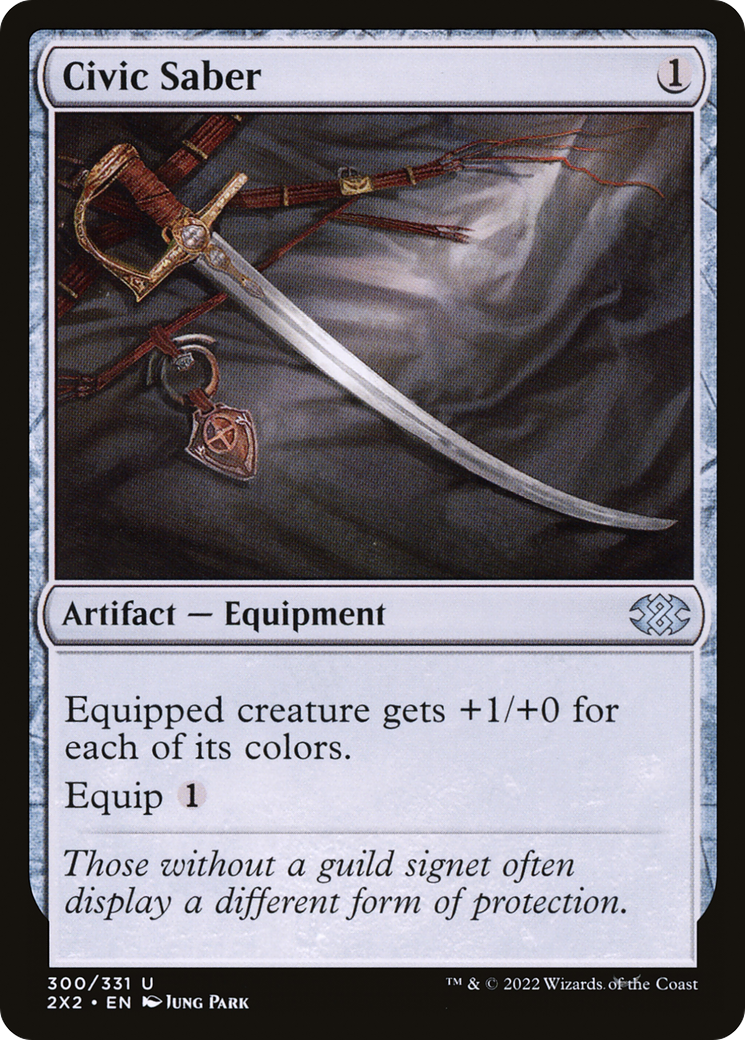 Civic Saber (2X2-300) - [Double Masters 2022] Foil