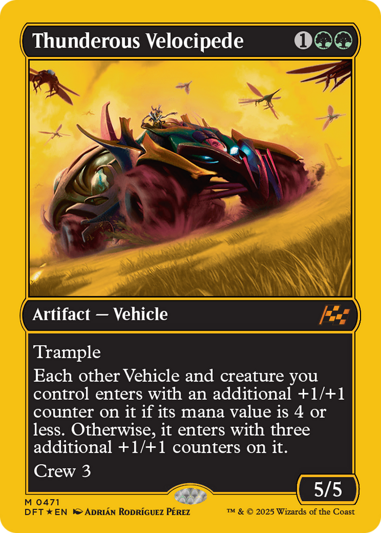 Thunderous Velocipede (DFT-471) - [Aetherdrift] Foil