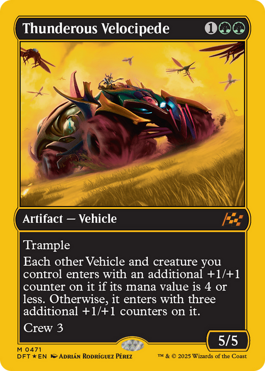 Thunderous Velocipede (DFT-471) - [Aetherdrift] Foil