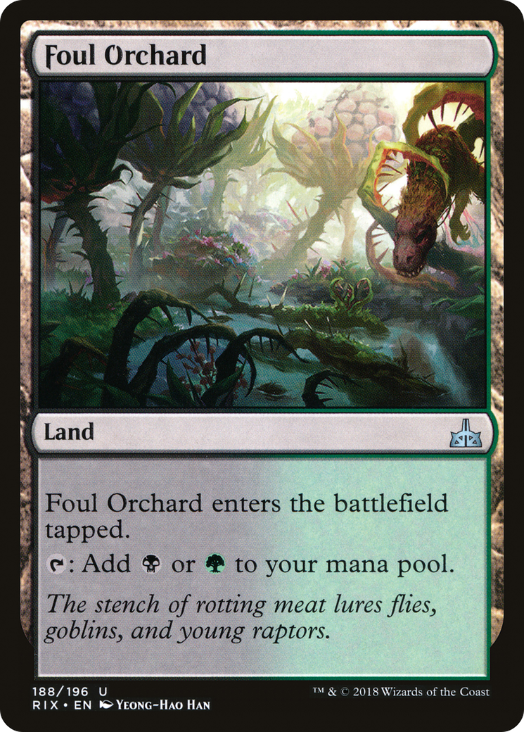 Foul Orchard (RIX-188) - [Rivals of Ixalan] Foil