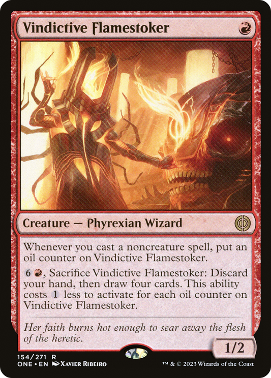 Vindictive Flamestoker (ONE-154) - [Phyrexia: All Will Be One]