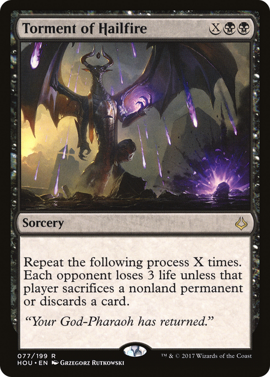Torment of Hailfire (HOU-077) - [Hour of Devastation] Foil