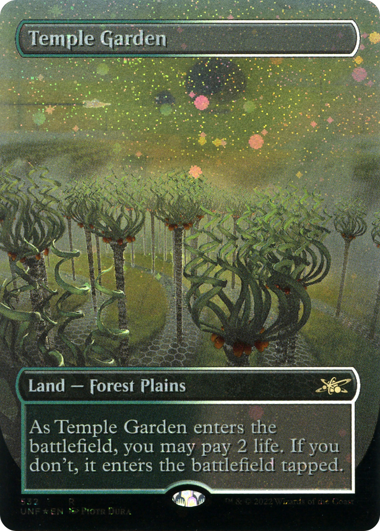 Temple Garden (UNF-532) - [Unfinity] (Borderless) Foil