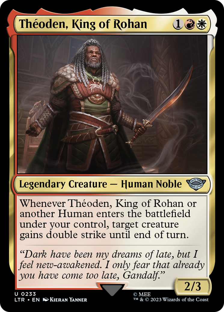Théoden, King of Rohan (LTR-233) - [The Lord of the Rings: Tales of Middle-earth] Foil