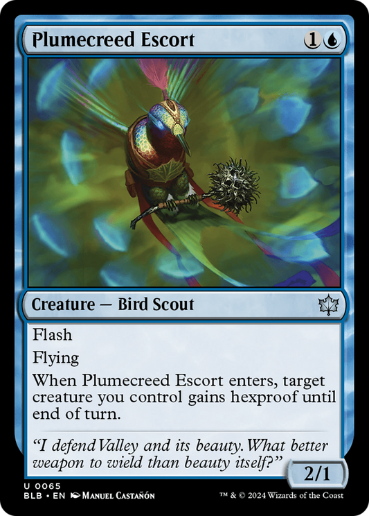Plumecreed Escort (BLB-065) - [Bloomburrow]