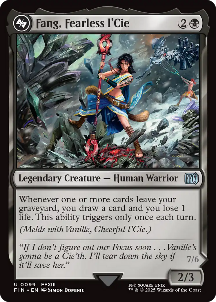 Fang, Fearless l'Cie (FIN-099) - [FINAL FANTASY] Foil