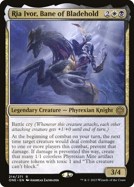 Ria Ivor, Bane of Bladehold (ONE-214) - [Phyrexia: All Will Be One] Foil