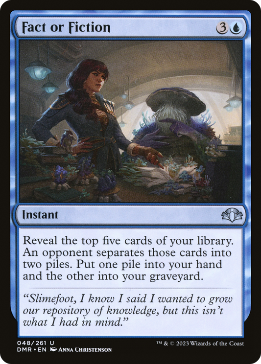 Fact or Fiction (DMR-048) - [Dominaria Remastered] Foil