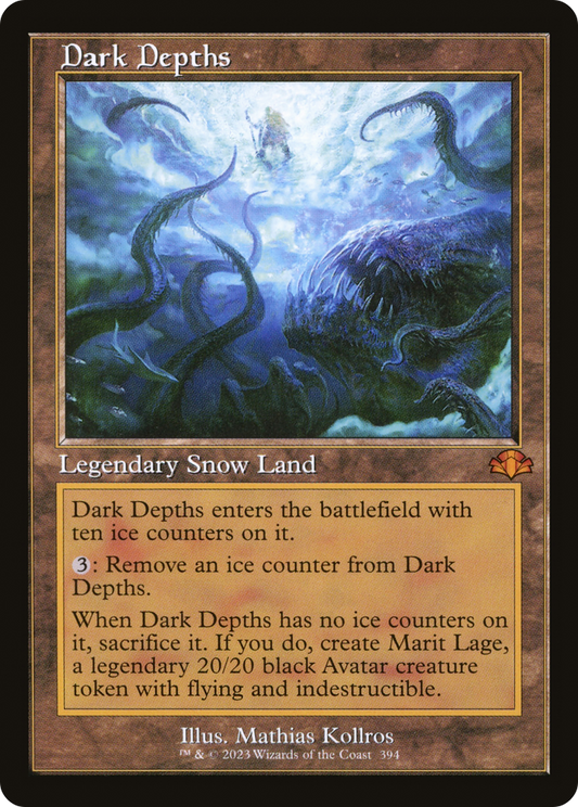 Dark Depths (DMR-394) - [Dominaria Remastered] Foil