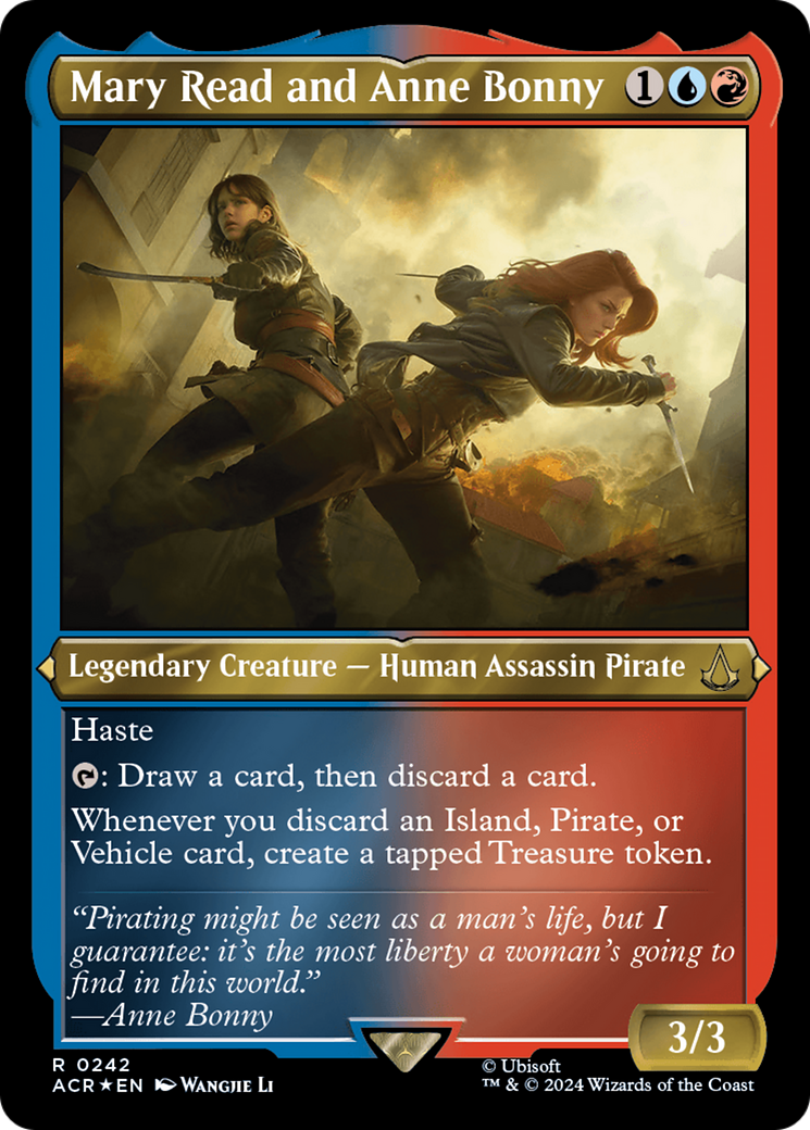Mary Read and Anne Bonny (ACR-242) - [Assassin's Creed] Etched Foil