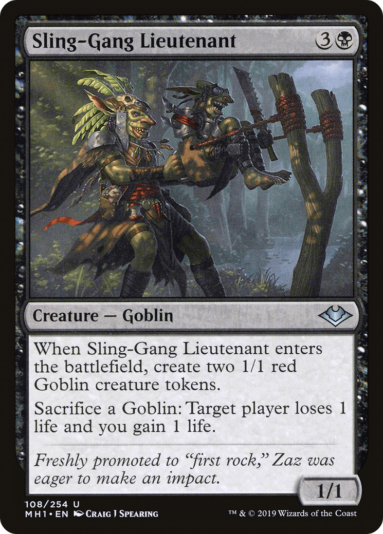 Sling-Gang Lieutenant (MH1-108) - [Modern Horizons]