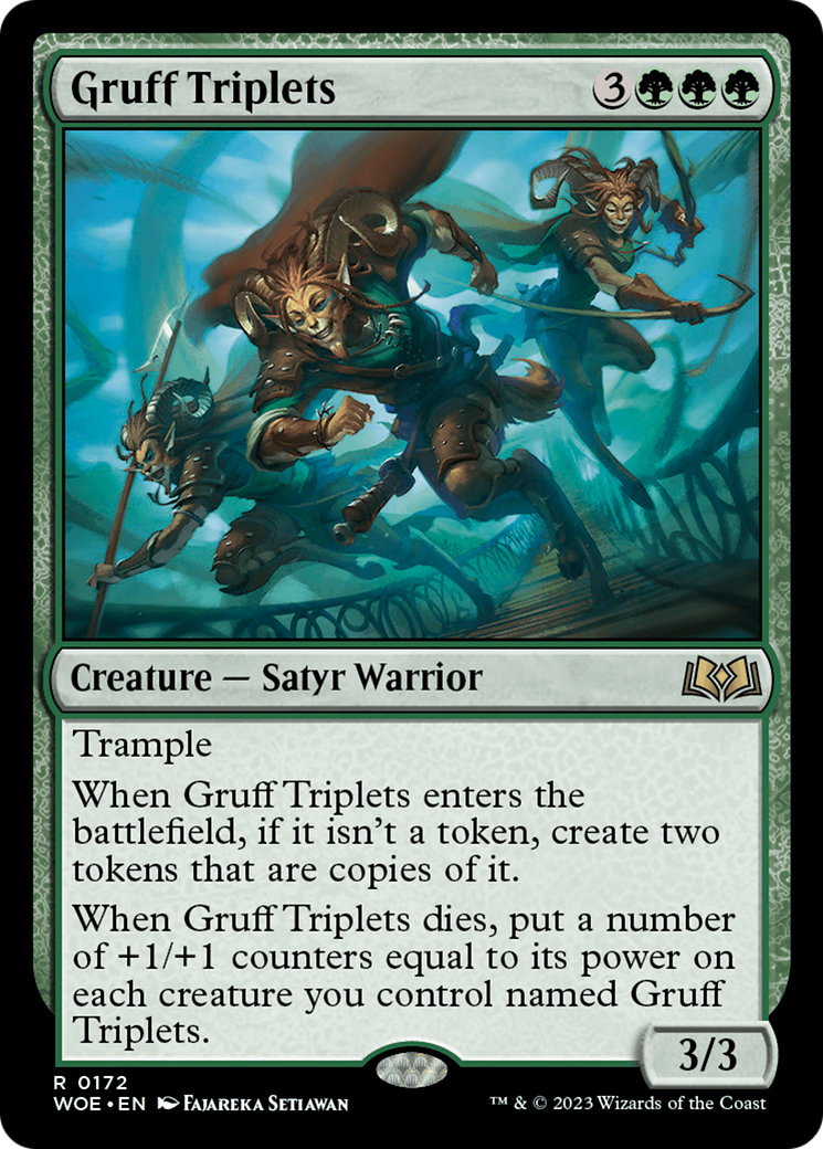Gruff Triplets (WOE-172) - [Wilds of Eldraine]