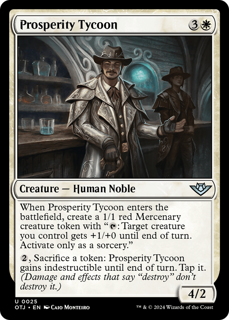 Prosperity Tycoon (OTJ-025) - [Outlaws of Thunder Junction] Foil