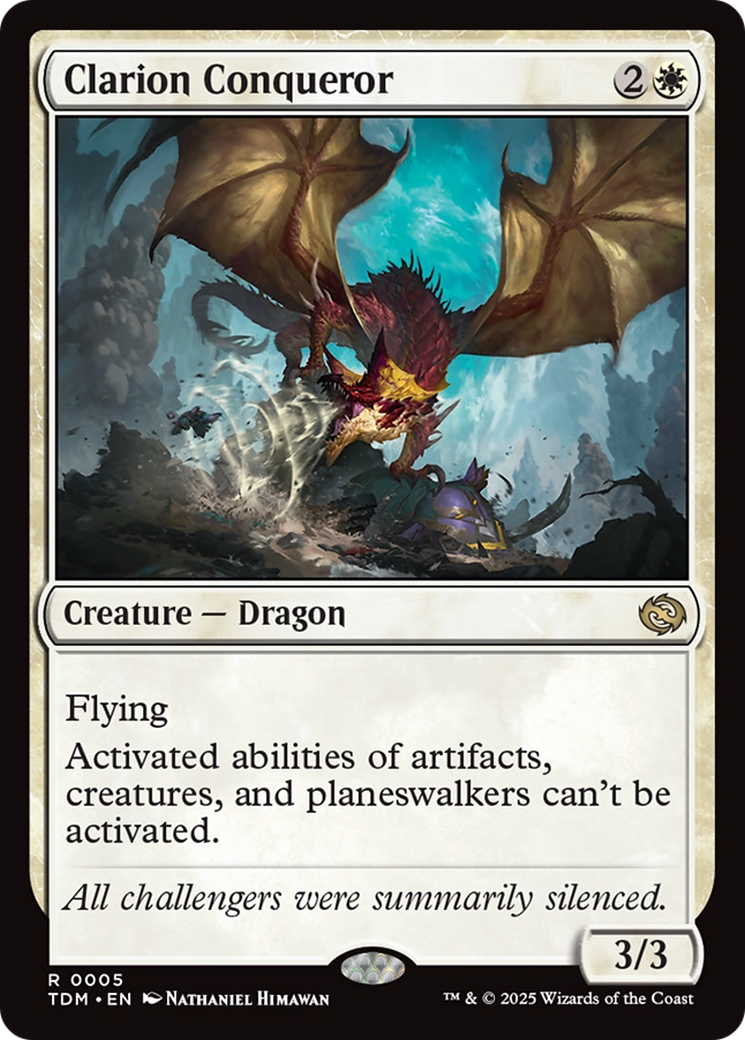 Clarion Conqueror (TDM-005) - [Tarkir: Dragonstorm] Foil