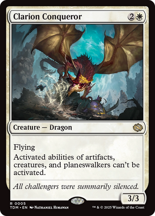 Clarion Conqueror (TDM-005) - [Tarkir: Dragonstorm]
