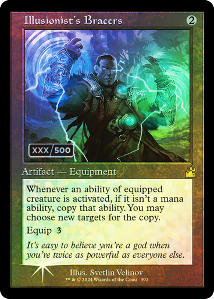 Illusionist's Bracers (RVR-392Z) - [Ravnica Remastered] Foil