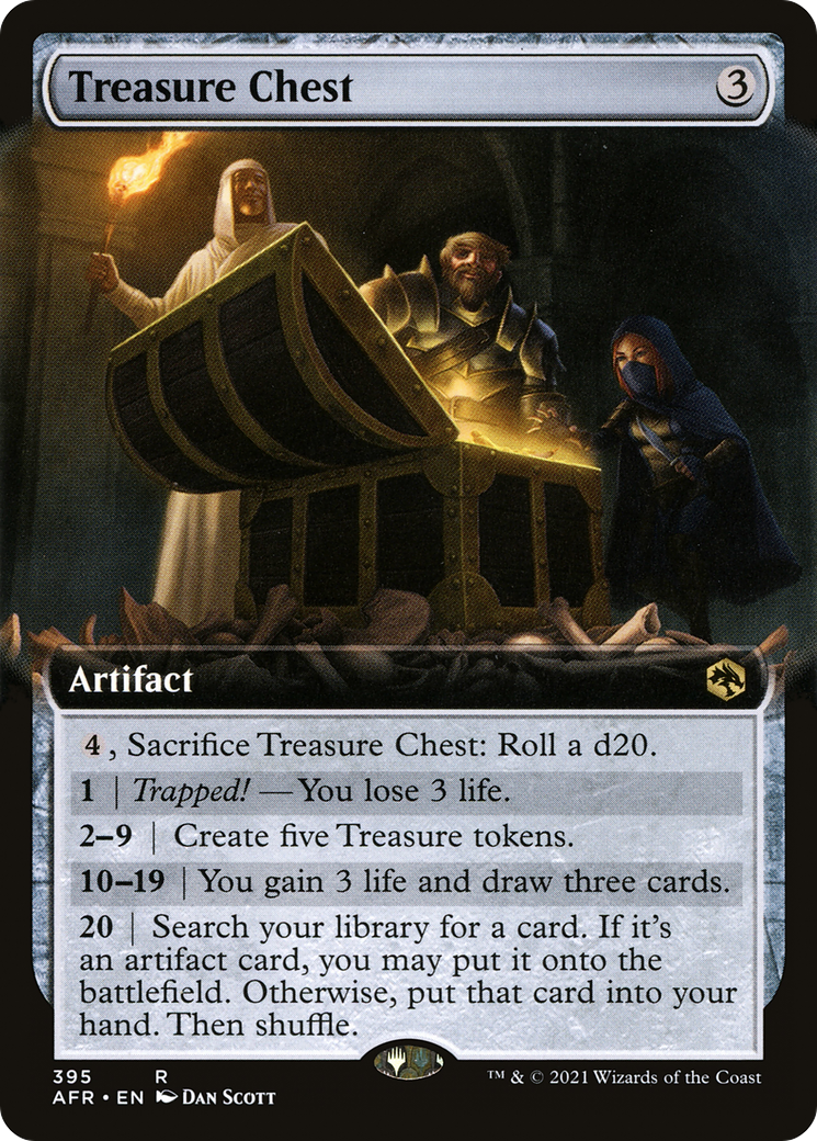 Treasure Chest (AFR-395) - [Adventures in the Forgotten Realms]: (Extended Art) Foil