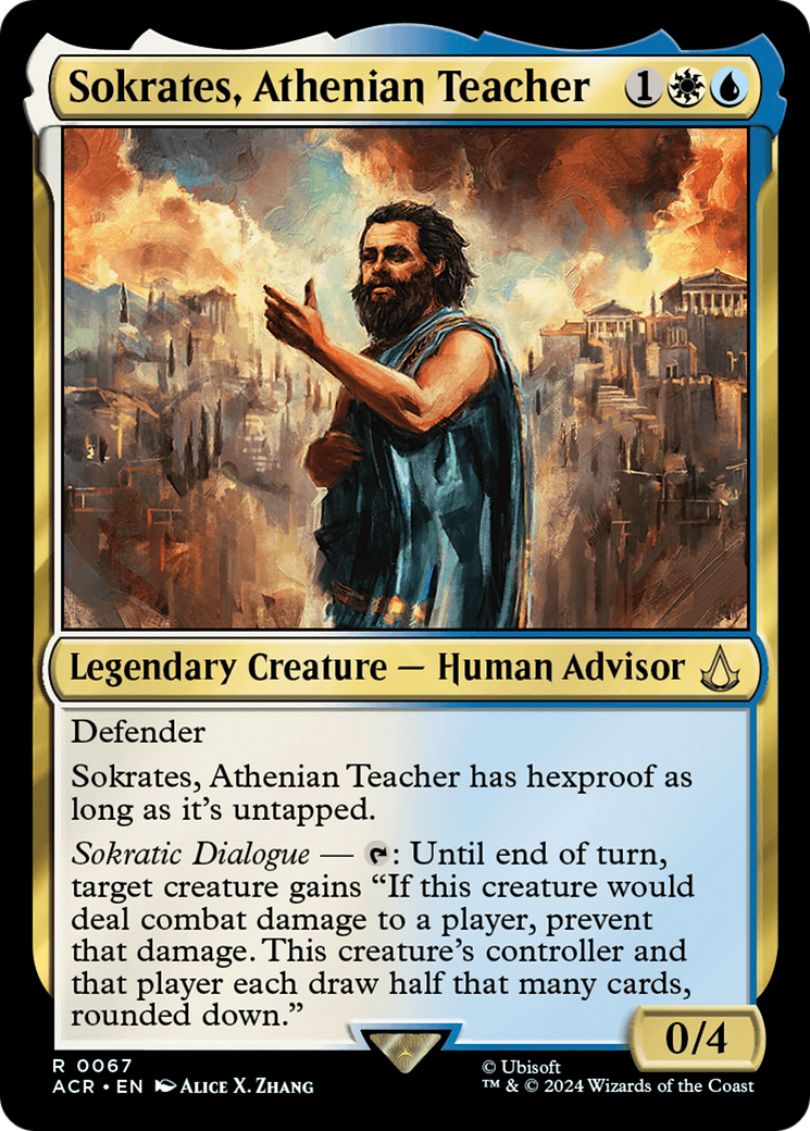 Sokrates, Athenian Teacher (ACR-067) - [Assassin's Creed]