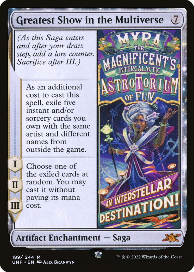 Greatest Show in the Multiverse (UNF-189) - [Unfinity] Foil