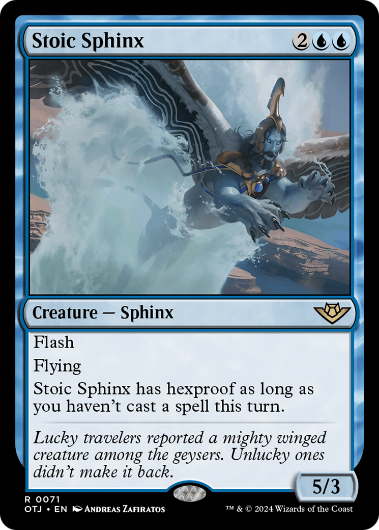 Sphinx stoïque (OTJ-071) - [Hors la loi de Thunder Junction]