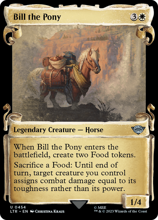 Bill the Pony (LTR-454) - [The Lord of the Rings: Tales of Middle-earth]: (Showcase)
