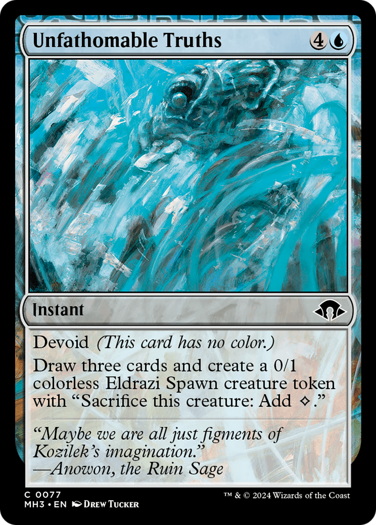 Vérités insondables (MH3-077) - [Modern Horizons 3] Foil 