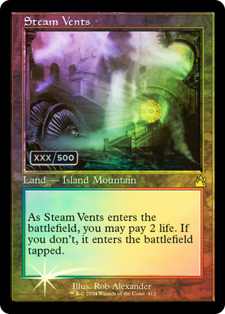 Steam Vents (RVR-412Z) - [Ravnica Remastered] Foil