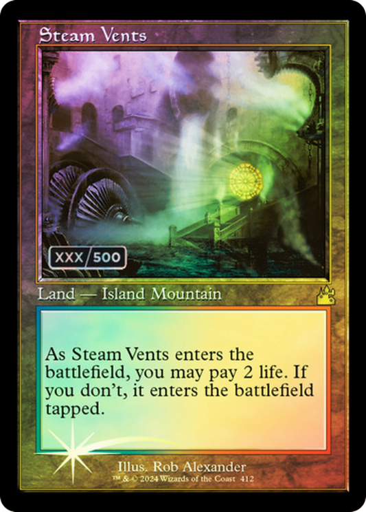 Steam Vents (RVR-412Z) - [Ravnica Remastered] Foil