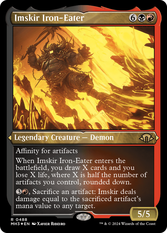 Imskir Iron-Eater (MH3-488) - [Modern Horizons 3] Feuille gravée