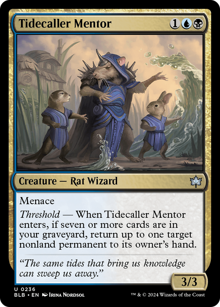 Tidecaller Mentor (BLB-236) - [Bloomburrow]