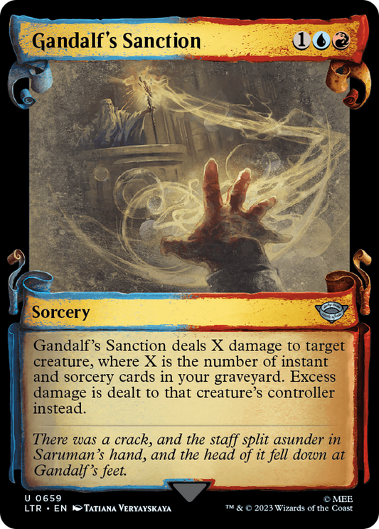 Gandalf's Sanction (LTR-659) - [The Lord of the Rings: Tales of Middle-earth]: (Showcase)