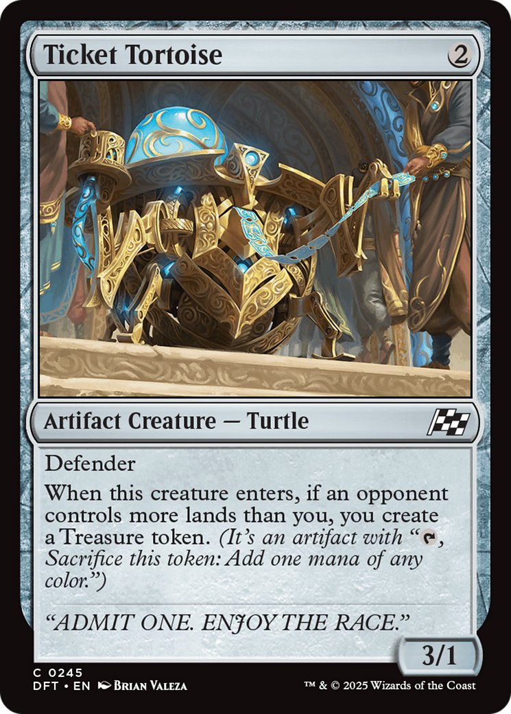 Ticket Tortoise (DFT-245) - [Aetherdrift] Foil