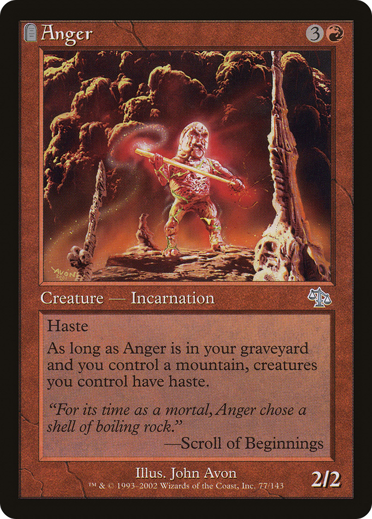 Anger (JUD-077) - [Judgment]: (tombstone)
